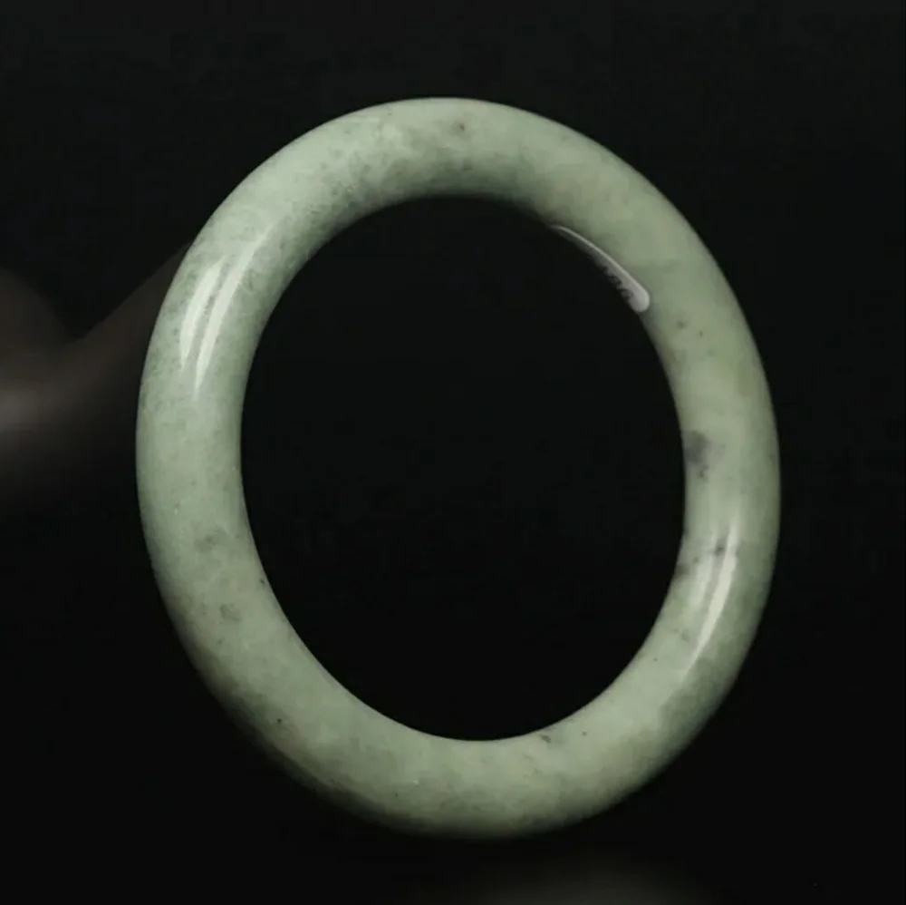 Natural Green Chinese Guizhou Jade Jadeite Quartz Gemstone Bangle Bracelet JK618